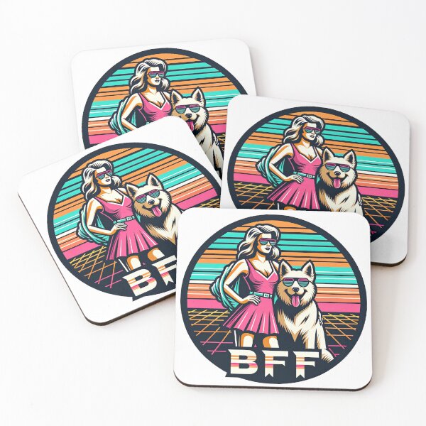 Item preview, BFF Best Friend Forever! dog and girl designed and sold by Arthoughts.