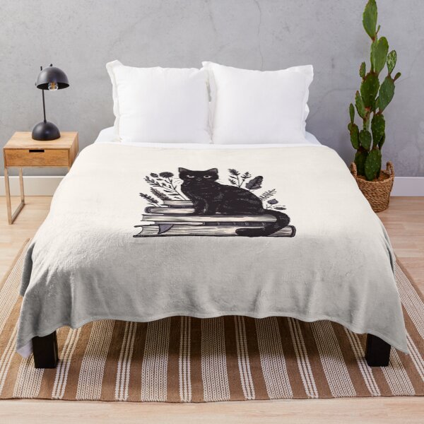 Item preview, Black Cat And Books designed and sold by VibeInkDesign.