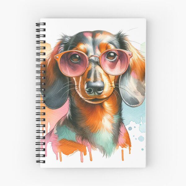 Item preview, Dachshund Elegance: Trendsetting Watercolor Portrait for Dog Lovers designed and sold by WatercolorWhisk.