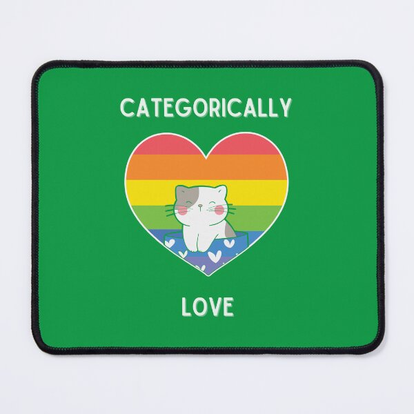Item preview, Categorically Love Kelly Green Background designed and sold by CushyNest.