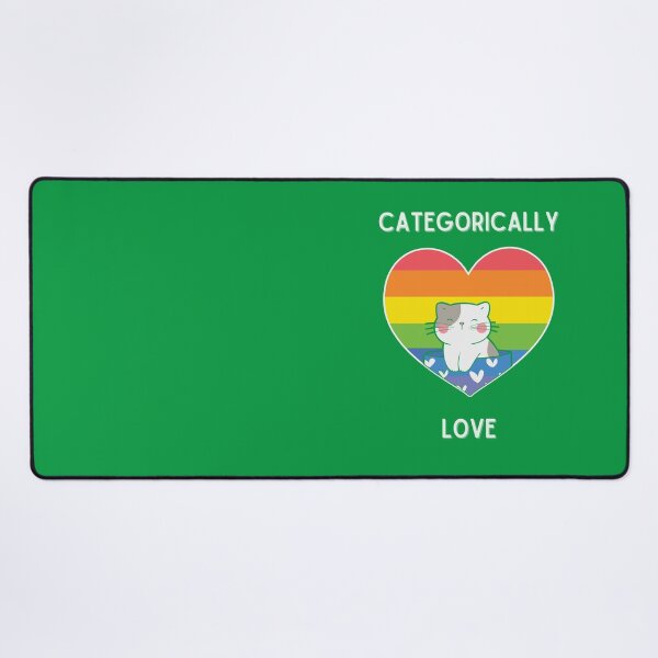 Item preview, Categorically Love Kelly Green Background designed and sold by CushyNest.