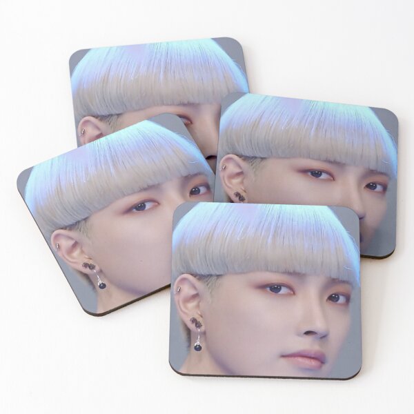 Item preview, KPOP Hongjoong ATEEZ Bowl Cut Meme designed and sold by StarBunnyDesign.