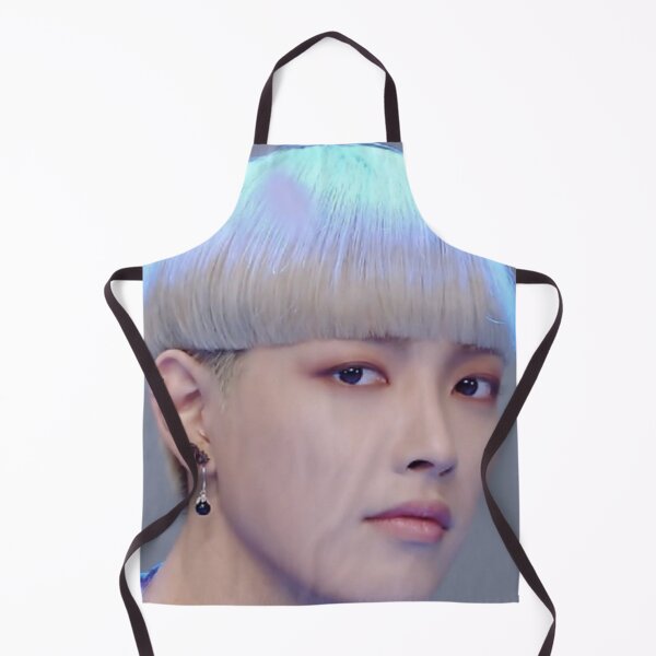 Item preview, KPOP Hongjoong ATEEZ Bowl Cut Meme designed and sold by StarBunnyDesign.