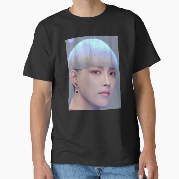 Item preview, KPOP Hongjoong ATEEZ Bowl Cut Meme designed and sold by StarBunnyDesign.