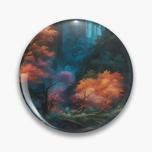 Item preview, A fantastic glowing fantasy forest designed and sold by CaretakerAI.