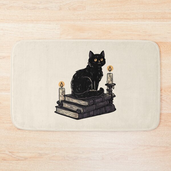 Item preview, Black Cat And Books designed and sold by VibeInkDesign.
