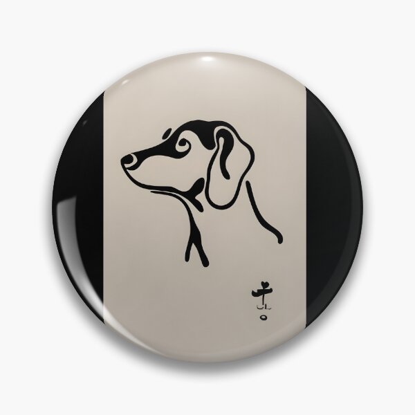 Item preview, Dach-Sumi-e designed and sold by DachshundsOnRB.