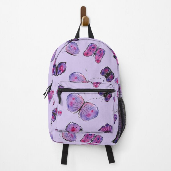 Item preview, Whimsical Butterflies: Cute Purple and Pink Butterfly Pattern designed and sold by Clare Walker.