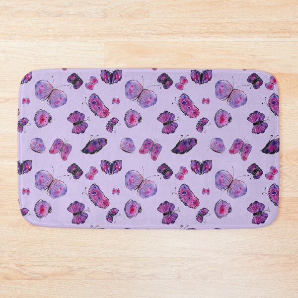 Item preview, Whimsical Butterflies: Cute Purple and Pink Butterfly Pattern designed and sold by Clare Walker.