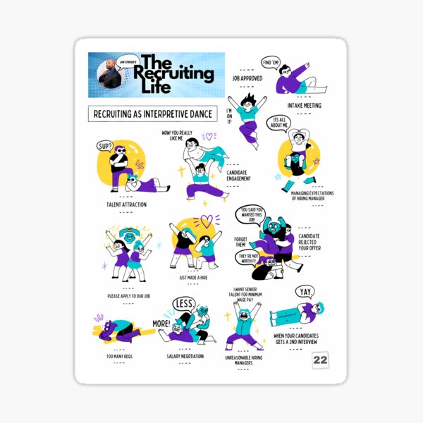 Item preview, Recruiting as Interpretive Dance designed and sold by Jim  Stroud.