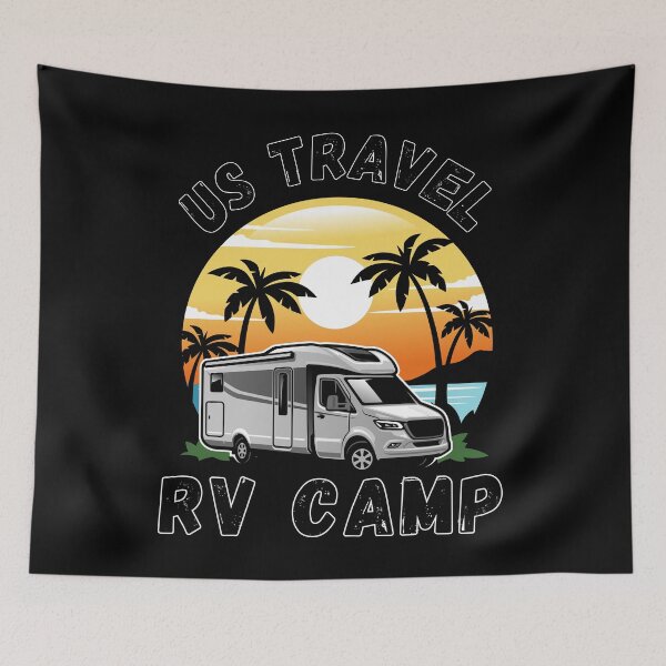 Item preview, Us Travel Rv Camp designed and sold by ArtisShops.