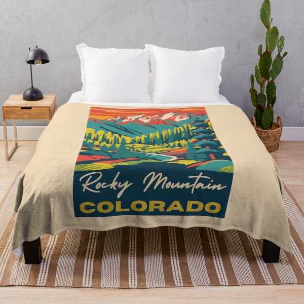 Item preview, A Vintage Travel Art of the Rocky Mountain National Park - Colorado - US designed and sold by GoodOldVintage.