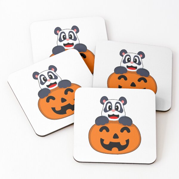 Item preview, Panda Halloween Pumpkin designed and sold by Snabdesign84.