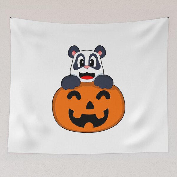 Item preview, Panda Halloween Pumpkin designed and sold by Snabdesign84.