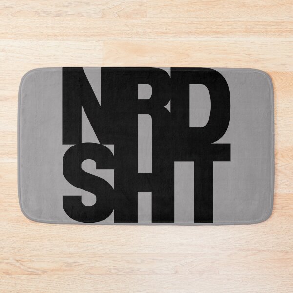 Item preview, NRDSHT. Nerd Shirt black lettering designed and sold by barefootmk.