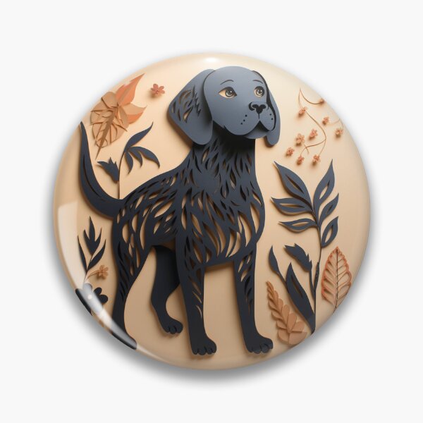 Item preview, Dog paper cut craft 2 designed and sold by Marten-Store.