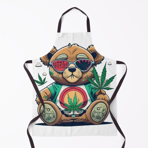Item preview, Trippy Furry Bearbie Bear Arms Get High Funny Colorful Cute Humor Popart Style designed and sold by ShopSunday.