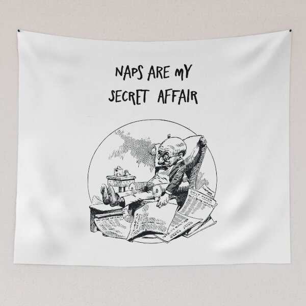 Item preview, naps are my secret affair, Nap funny Quote Print Minimalist Trendy good vibes  designed and sold by ayaato.