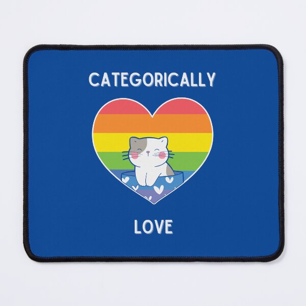 Item preview, Categorically Love Deep Blue Background designed and sold by CushyNest.