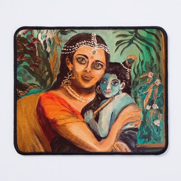 Item preview, Yasoda and Krishna designed and sold by Janice Schiff.