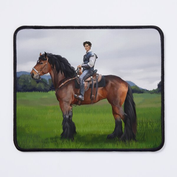 Item preview, Man riding horse designed and sold by redcryingangels.