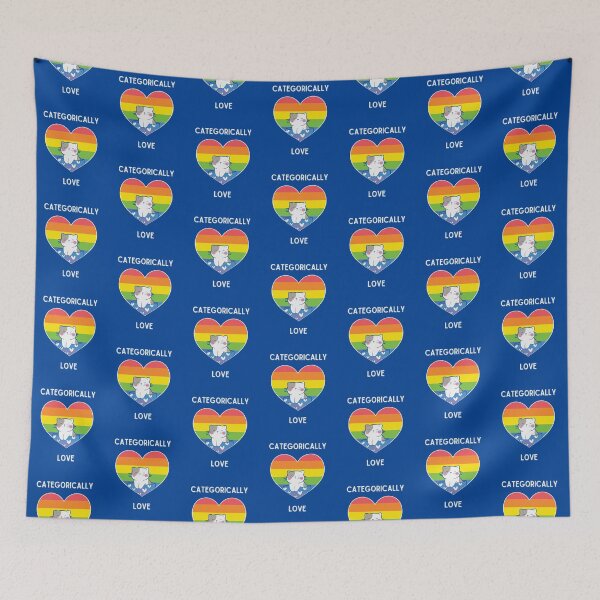 Item preview, Categorically Love Deep Blue Background II designed and sold by CushyNest.