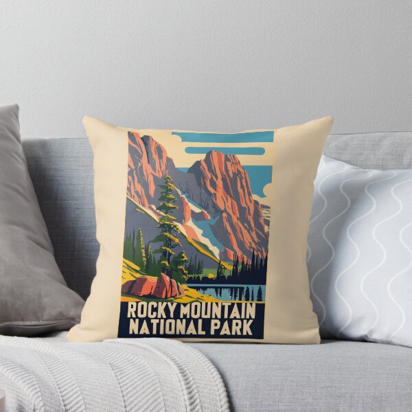 Item preview, A Vintage Travel Art of the Rocky Mountain National Park - Colorado - US  designed and sold by GoodOldVintage.