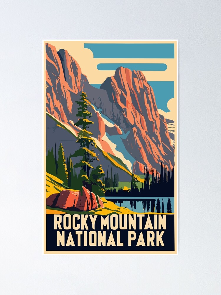 Vintage Rocky Mountains National Park Retro T-Shirt Colorado Vintage Rocky Mountains National Park Retro T-Shirt Colorado