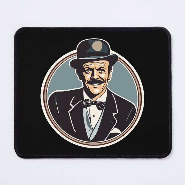 Item preview, Terry Thomas Vintage Bowler Hat Design designed and sold by Ameiva-Apparel.