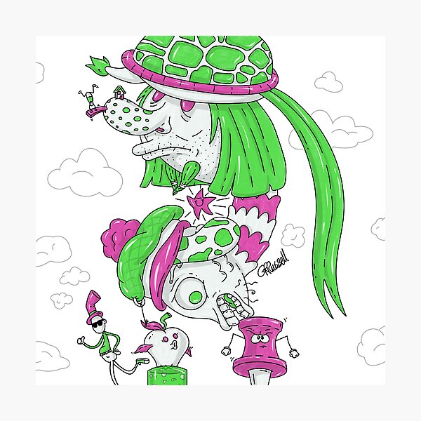 Item preview, GRR Doodle Flume Grurple 1.1 designed and sold by G. R. Russell.
