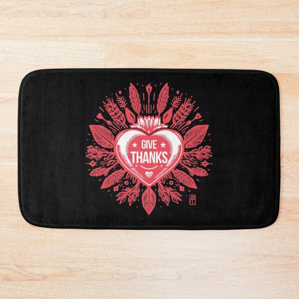 Item preview, Give thanks, Red Heart for you - I LOVE YOU - Happy Thanksgiving designed and sold by ArtProjectShop.