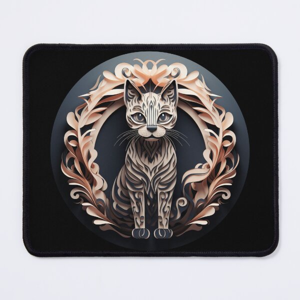 Item preview, Cat paper cut craft designed and sold by Marten-Store.