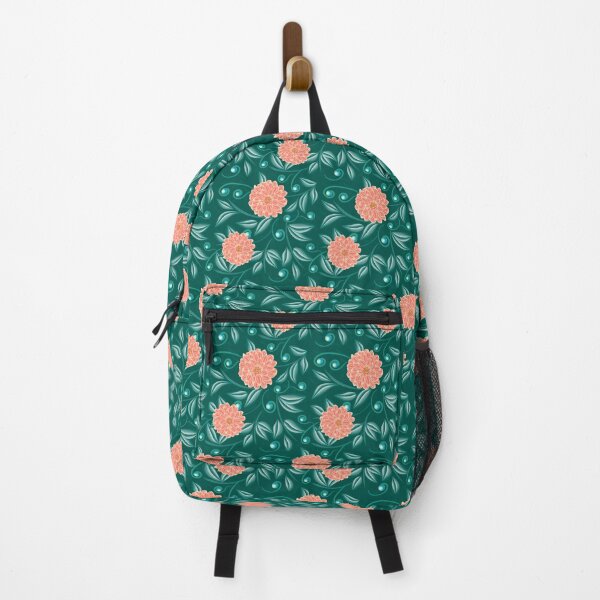 Item preview, Dahlia Floral - Green designed and sold by JaselviiStudio.