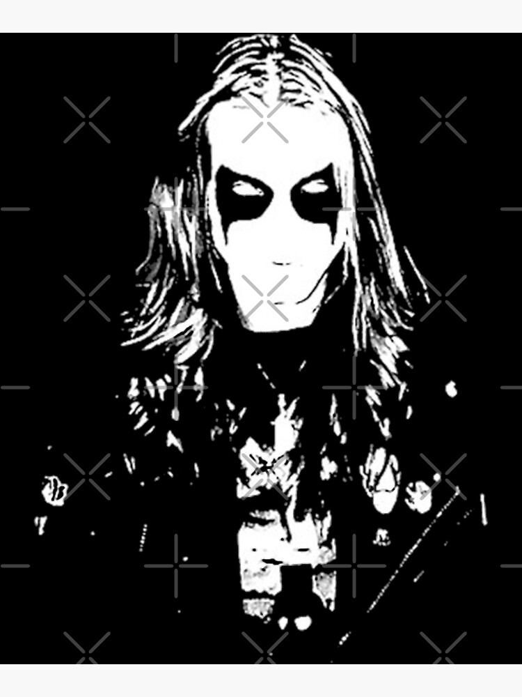 Mayhem Black Metal Dead Per Yngve Ohlin | Poster