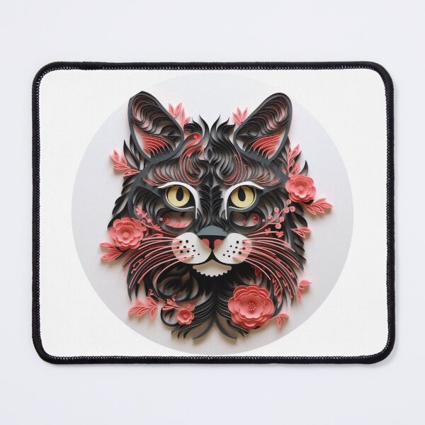 Item preview, Cat paper cut craft 2 designed and sold by Marten-Store.