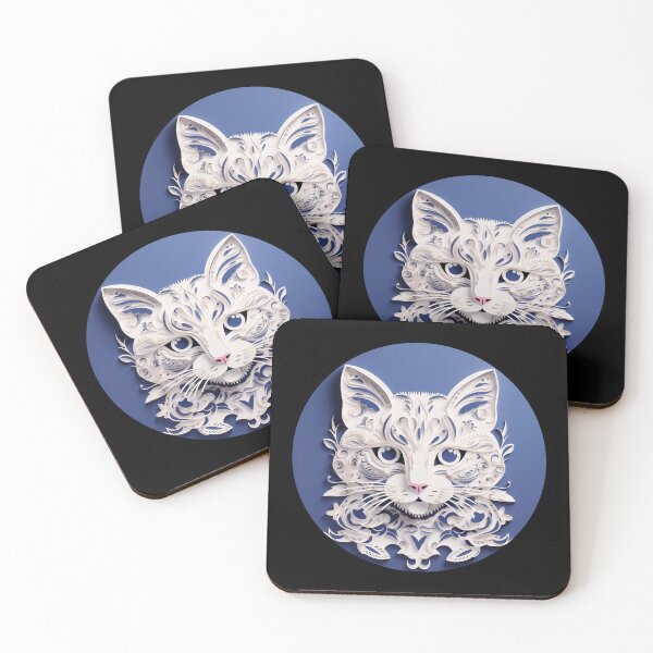 Item preview, Cat paper cut craft 3 designed and sold by Marten-Store.