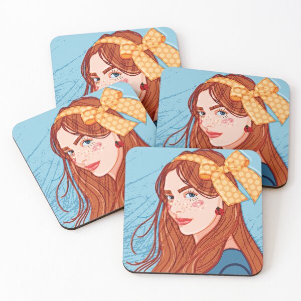 Item preview, a cute girl with long hair  designed and sold by Kosinskaya.