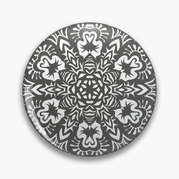 Item preview, Traditional Polish paper cutout - gray plant motif + birds. designed and sold by My-fake-places.
