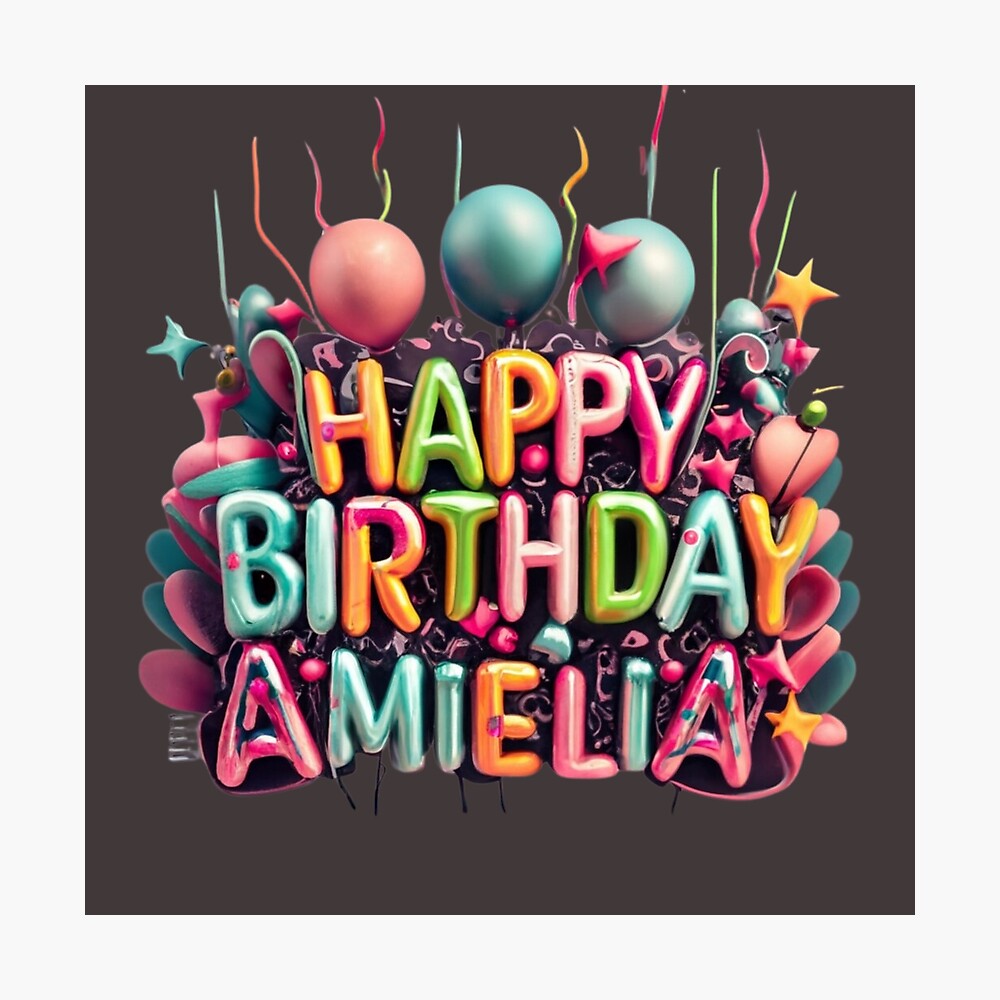 Happy Birthday Amelia