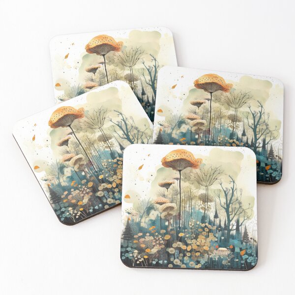 Item preview, Mixed Media Collage Surreal Botanical Nature Art Print designed and sold by GulDesignCo.