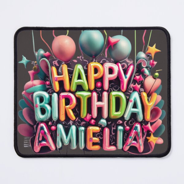 Item preview, Happy Birthday Amelia designed and sold by hiddenlink.