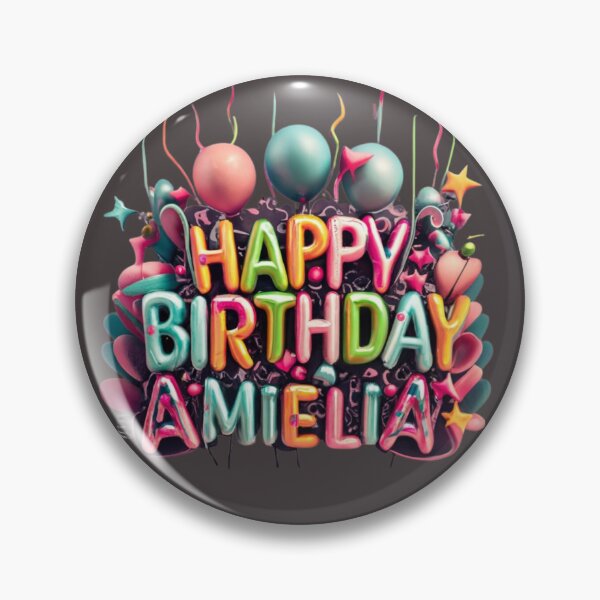 Item preview, Happy Birthday Amelia designed and sold by hiddenlink.