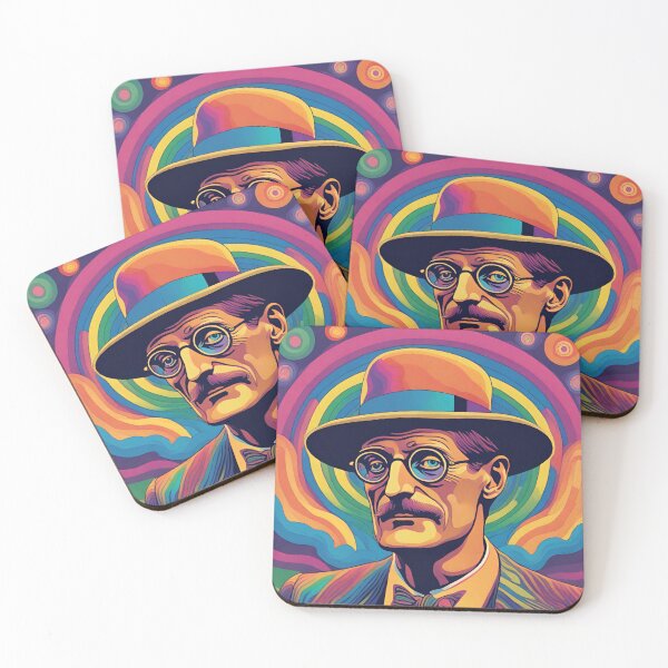 Item preview, Psychedelic James Joyce designed and sold by Promethean Fire Print Shop.