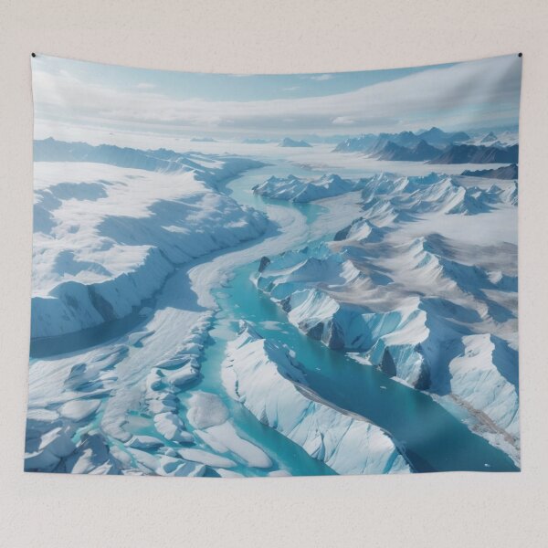 Item preview, icy Greenland landscape designed and sold by mikaws.