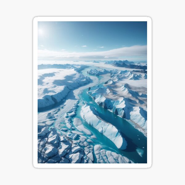Item preview, icy Greenland landscape designed and sold by mikaws.