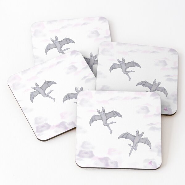 Item preview, Two Sassy Little Bats Flying Through the Sky designed and sold by JustaLilGal.