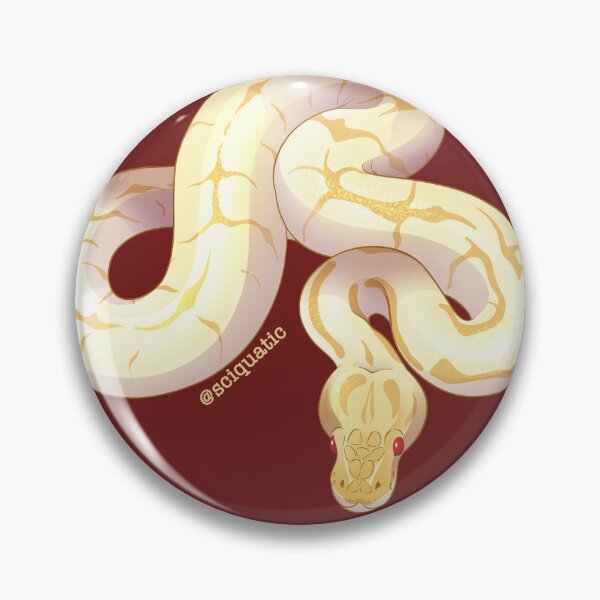 Item preview, Albino Spider Ball Python illustration by @Sciquatic designed and sold by Sciquatic-Arts.