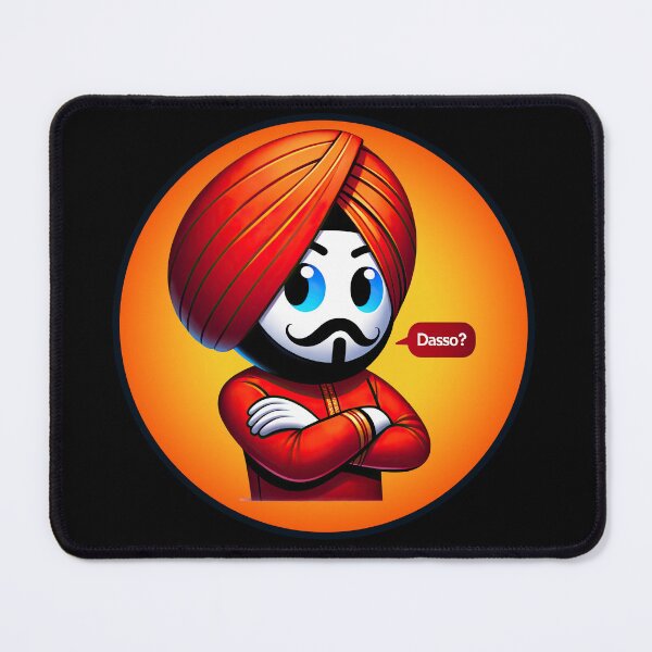Item preview, Punjabi virtual assistant (if Siri were Punjabi) - Dasso? funny gift designed and sold by MagicStrawberry.