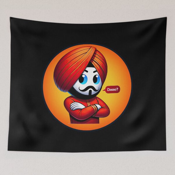Item preview, Punjabi virtual assistant (if Siri were Punjabi) - Dasso? funny gift designed and sold by MagicStrawberry.