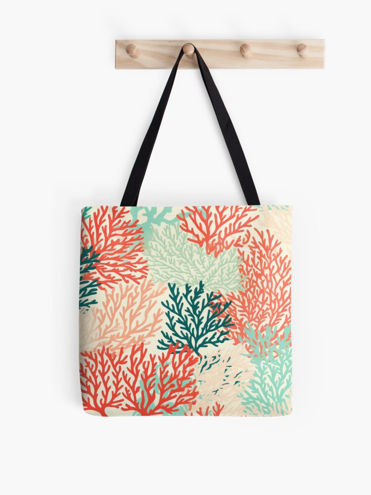Thumbnail 1 von 2, Stofftasche, Coral Reef Pattern designt und verkauft von SideSignal.